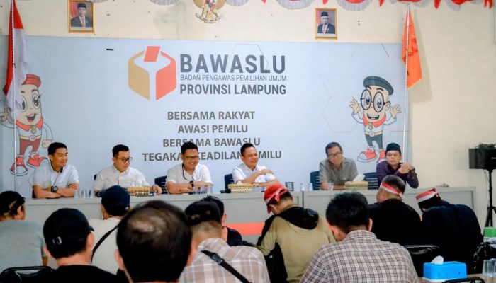 Bawaslu Laporkan Hasil Pengawasan Kampanye Pemilihan 2024 di Lampung